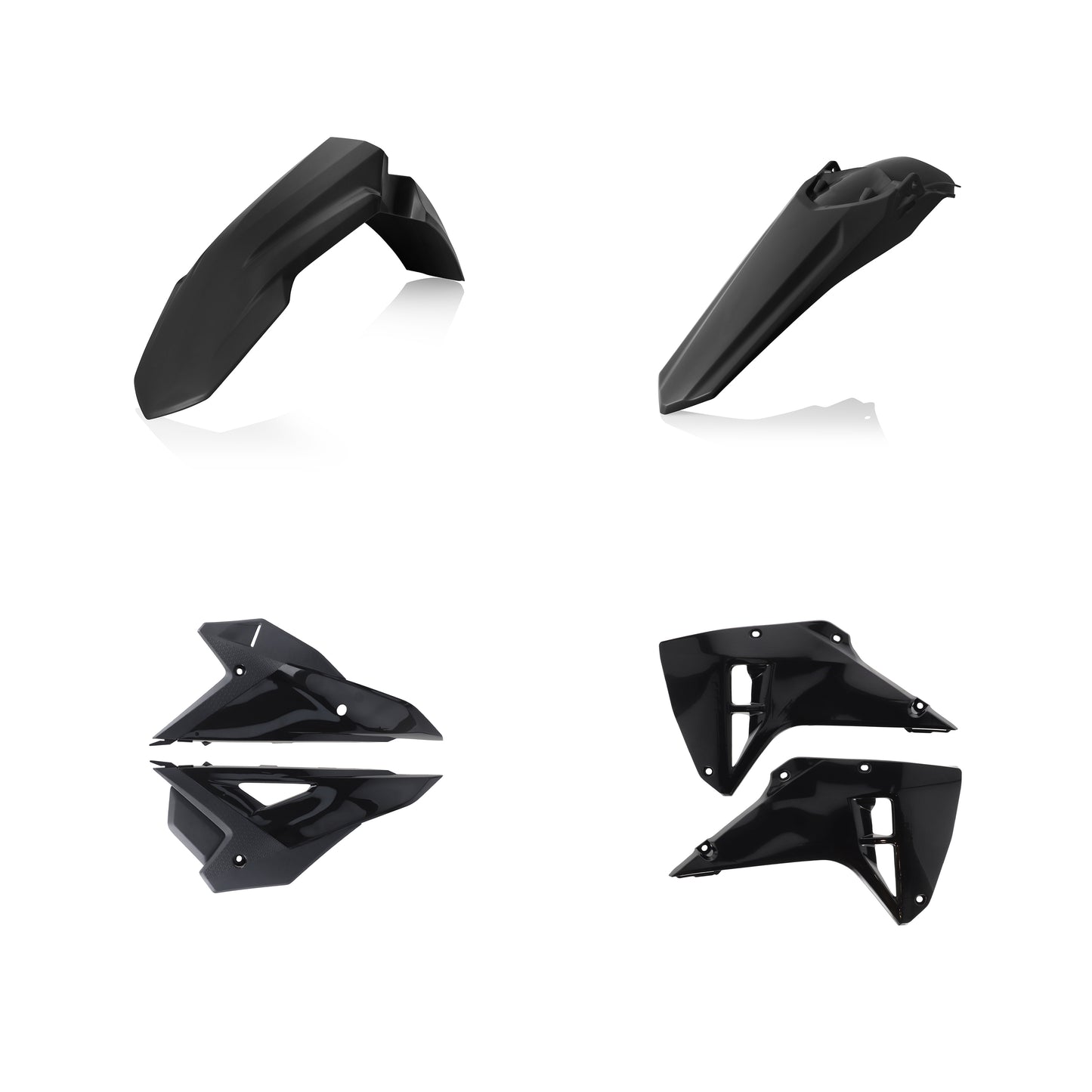 ACERBIS Plastic Kit HON Black – Offroad Replacement Body Parts