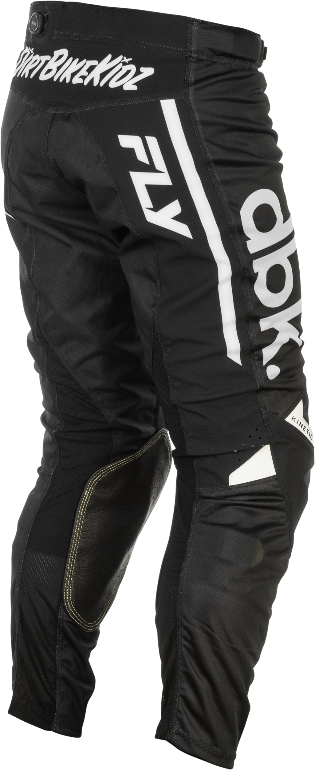 Fly Racing Kinetic Mesh Dbk Pants Black/White US 40 – Offroad Motorcycle Pants with BOA Fit System