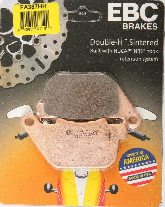 EBC Fa387HH Double H Sintered Brake Pads for Harley Davidson V-Twin Models
