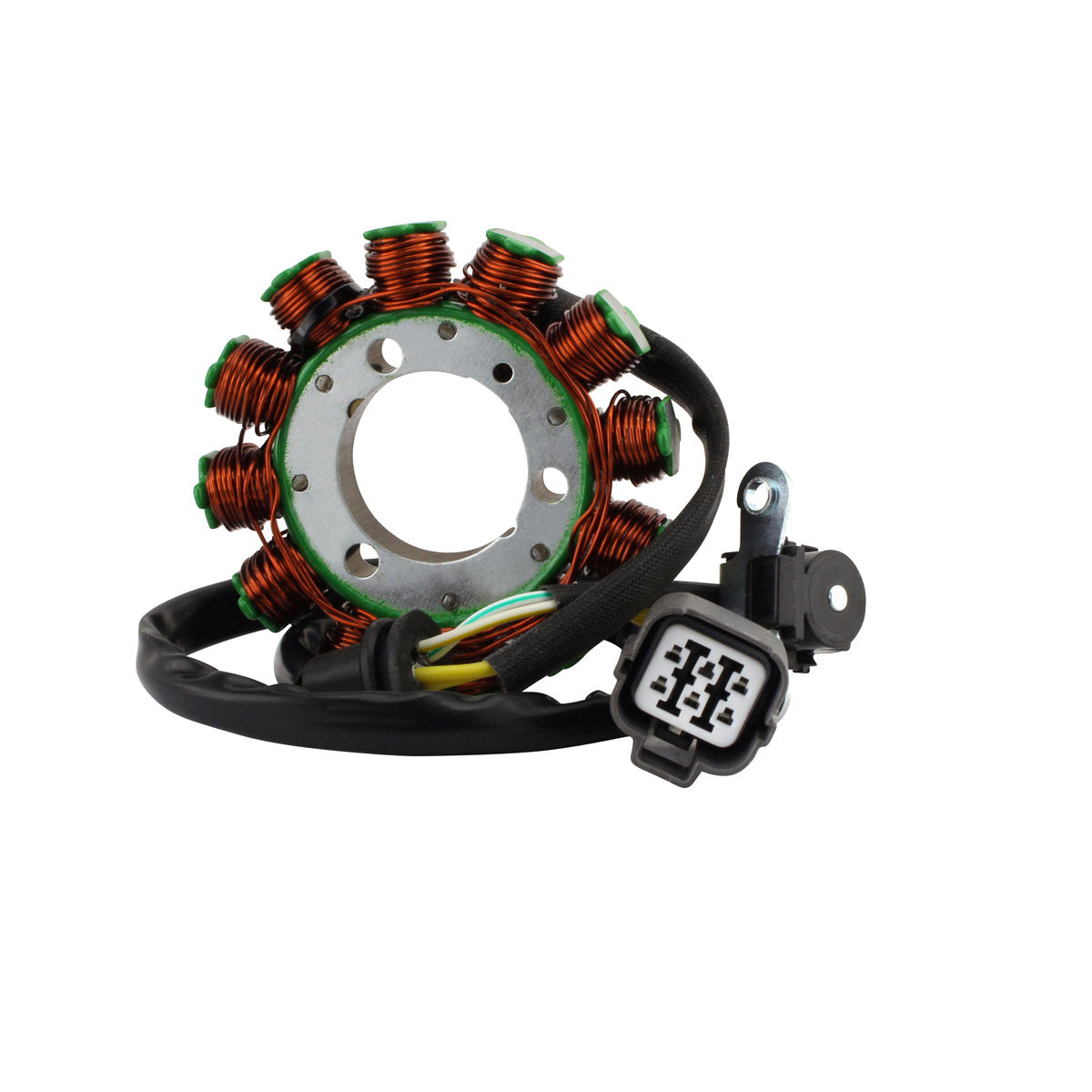RM Stator Kawasaki KX Series Stator with Pickup and Connector – Reliable Offroad Electrical Component