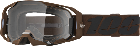 100 Percent Armatic Goggle with Clear Lens – Offroad Motocross Eyewear for Precision and Comfort