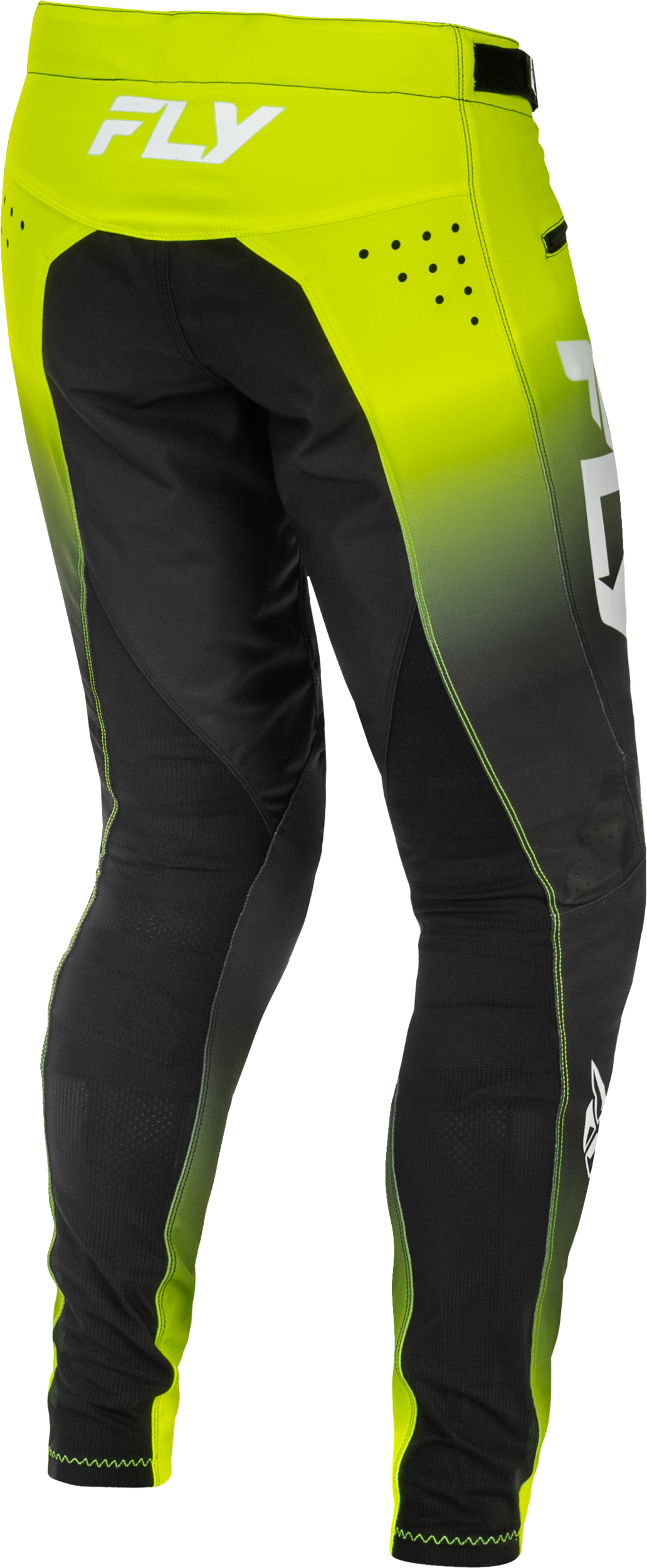 Fly Racing Youth Rayce Bicycle Pants in Lime/Black/White, Size US 26