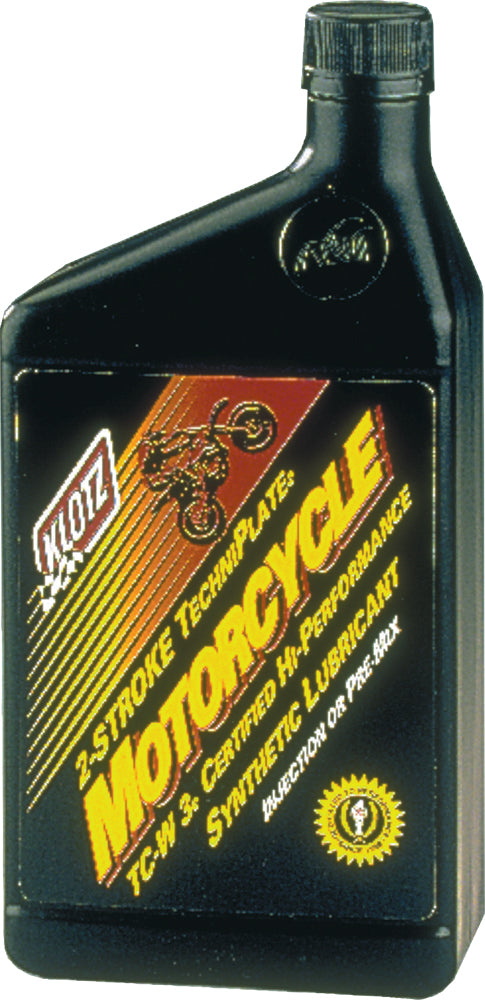 Klotz TC W3 Motorcycle Techniplate 32 oz. Engine Oil for Cobra CX50 and Honda CR500AF