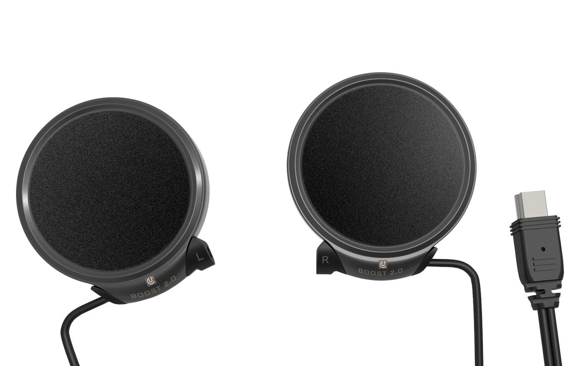 UCLEAR Boost 2.0 Speaker and Microphone Kit for HBC & AMP Series Helmets