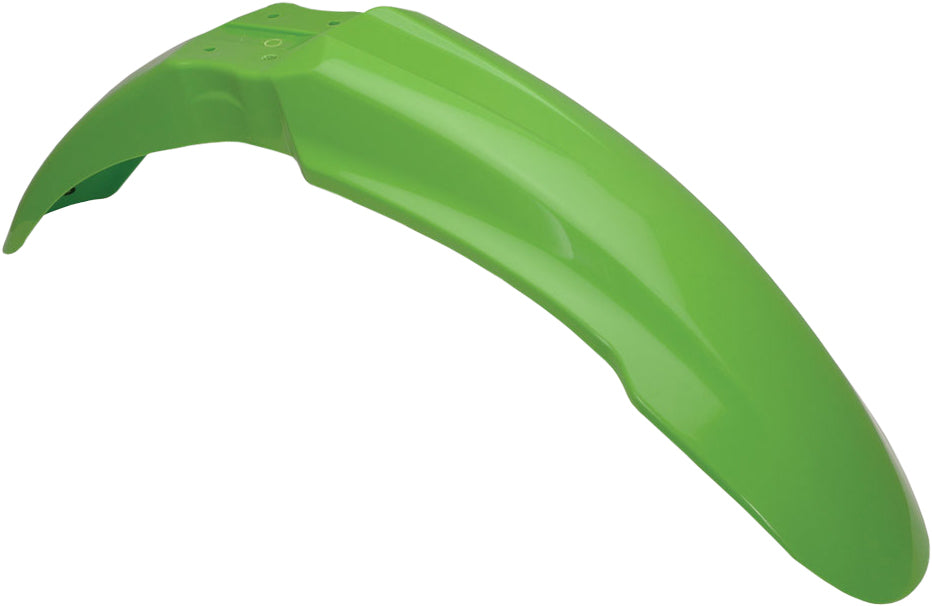 ACERBIS Front Fender for Kawasaki KX250F and KX450F – Green Offroad Body Accessory