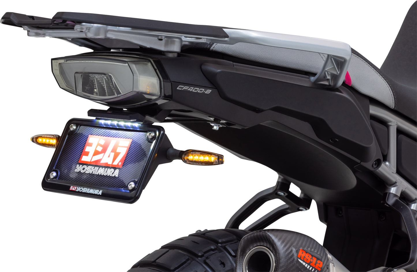 Yoshimura Fender Eliminator Kit for CF Moto - Sleek Race Look with LED Lights