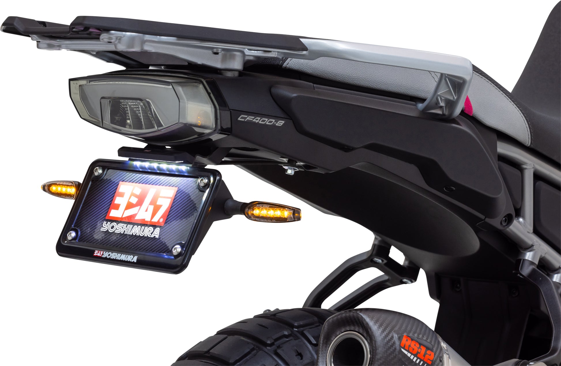 Yoshimura Fender Eliminator Kit for CF Moto - Sleek Race Look with LED Lights