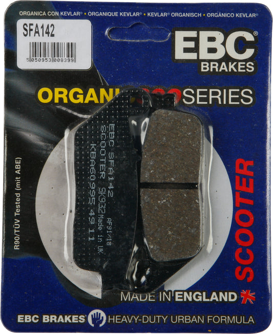 EBC Brakes Organic Brake Pads for Honda CN250 Helix Scooter - Part SFA142