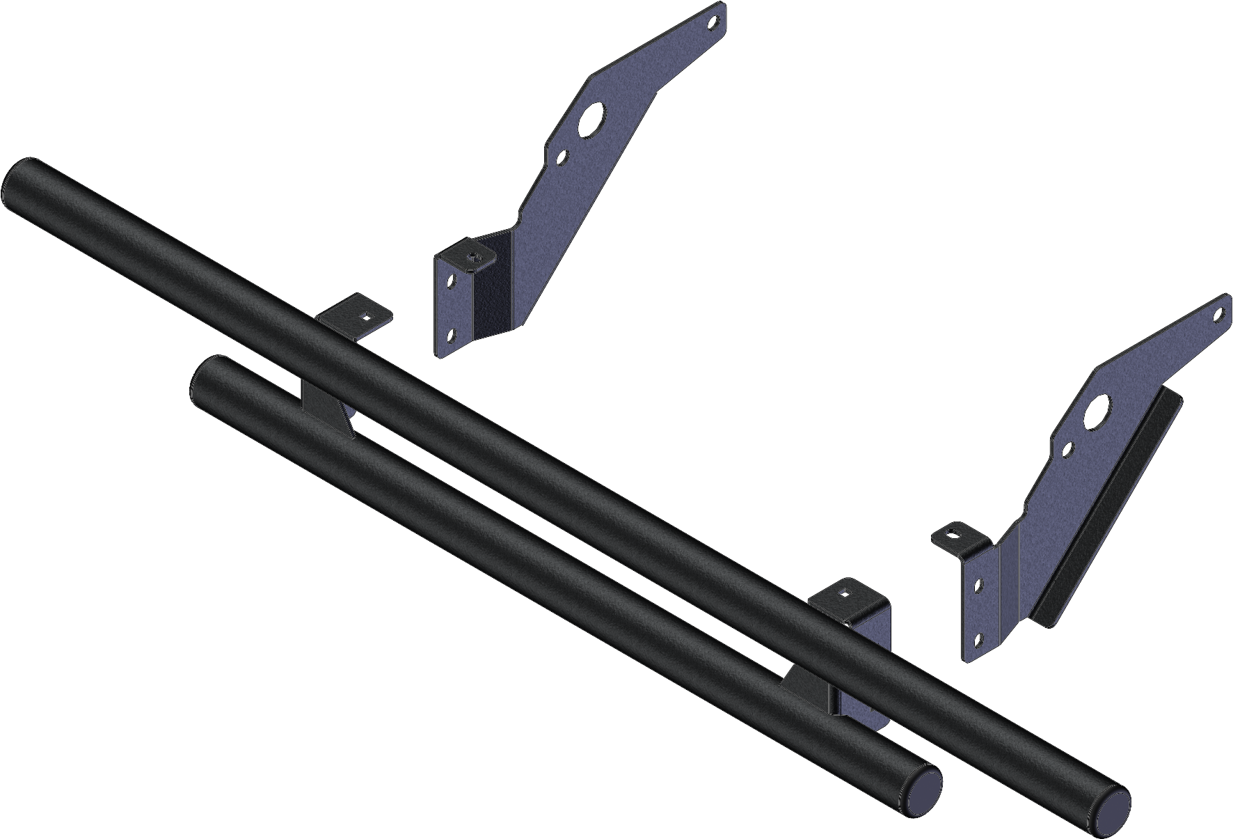 KFI Rear Bumper Black for Honda Pioneer 520 (2021-2022) | Durable Steel ATV/UTV Bumper