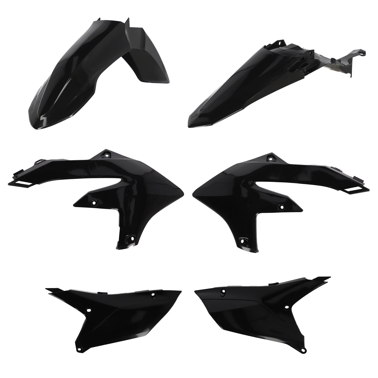ACERBIS Plastic Body Kit for Yamaha YZ Models - Black (Part #2979580001)