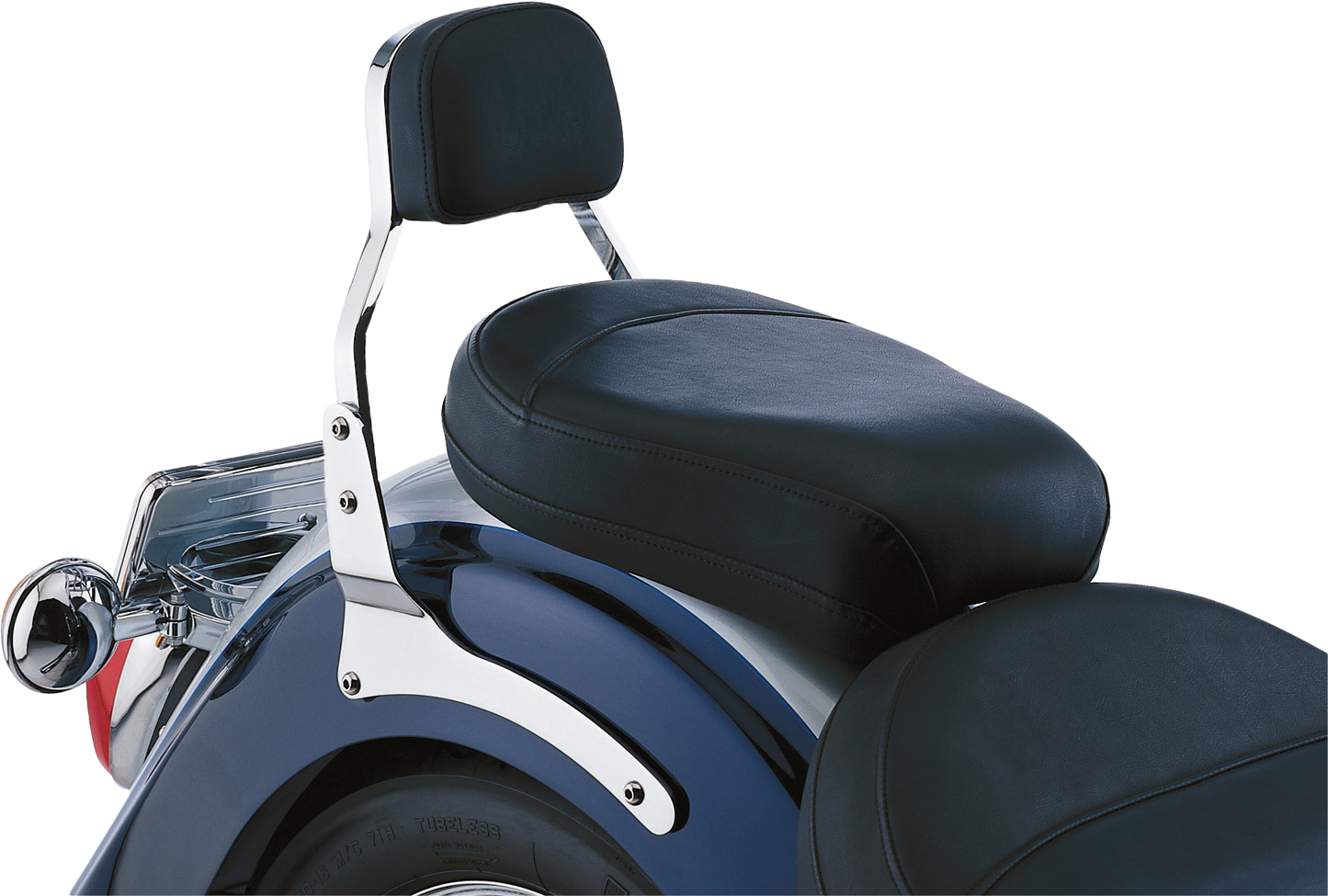 Cobra Mini Sissy Bar with Pad for Yamaha Warrior 2004-2010 - Chrome, Part 02-4763