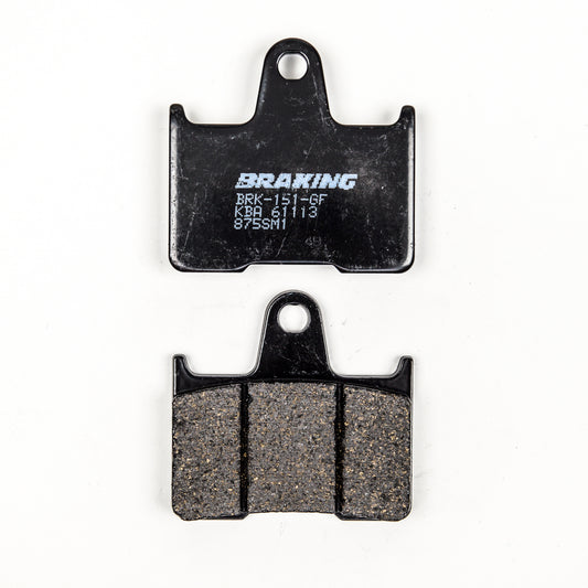 BRAKING Part Number 875SM1 Semi Metallic Brake Pad Set for Kawasaki ZX1400 Ninja ZX-14R