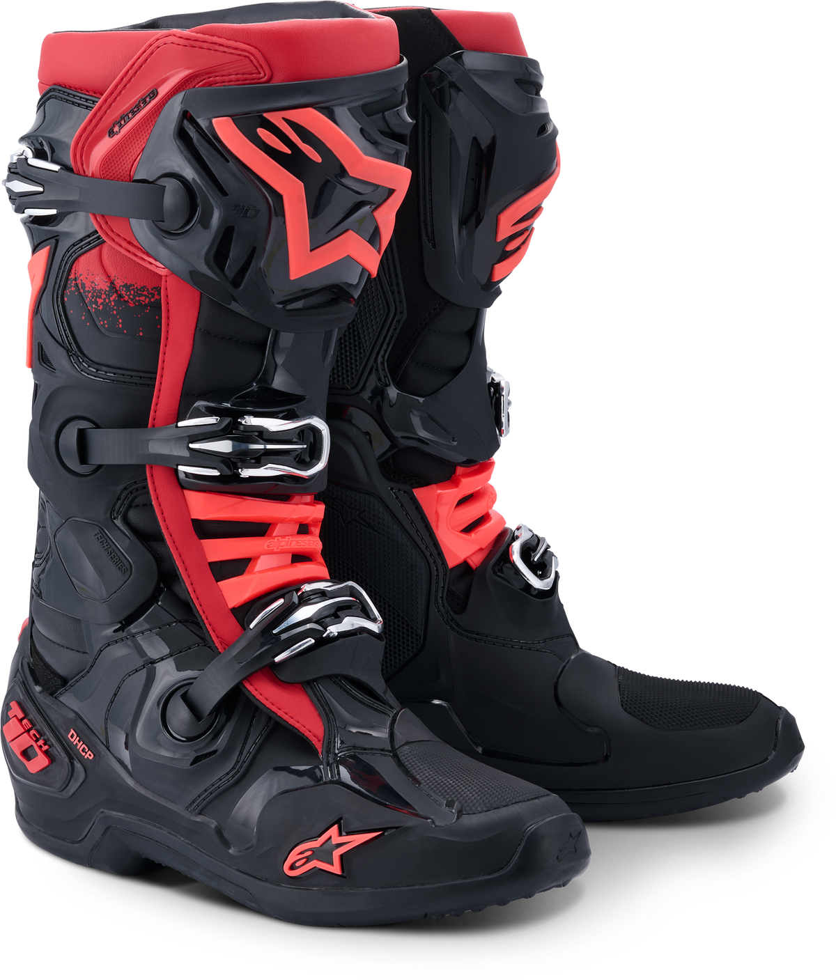 Alpinestars Tech 10 Offroad Boots in Black/Red - US Size 12