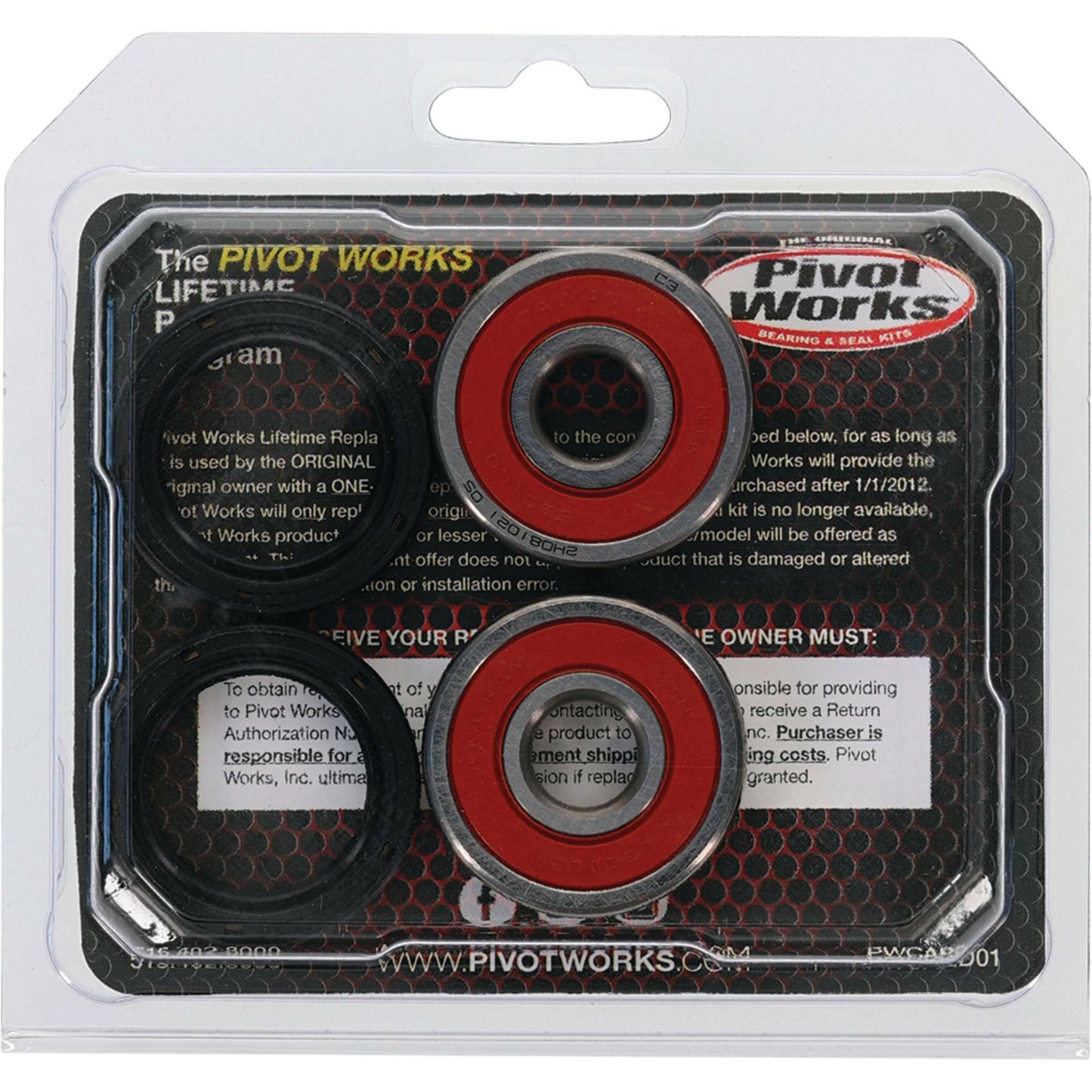 Pivot Works Wheel Bearing Kit Premium for Honda CT70 (1970-1979) - Part Number 25-1300-P