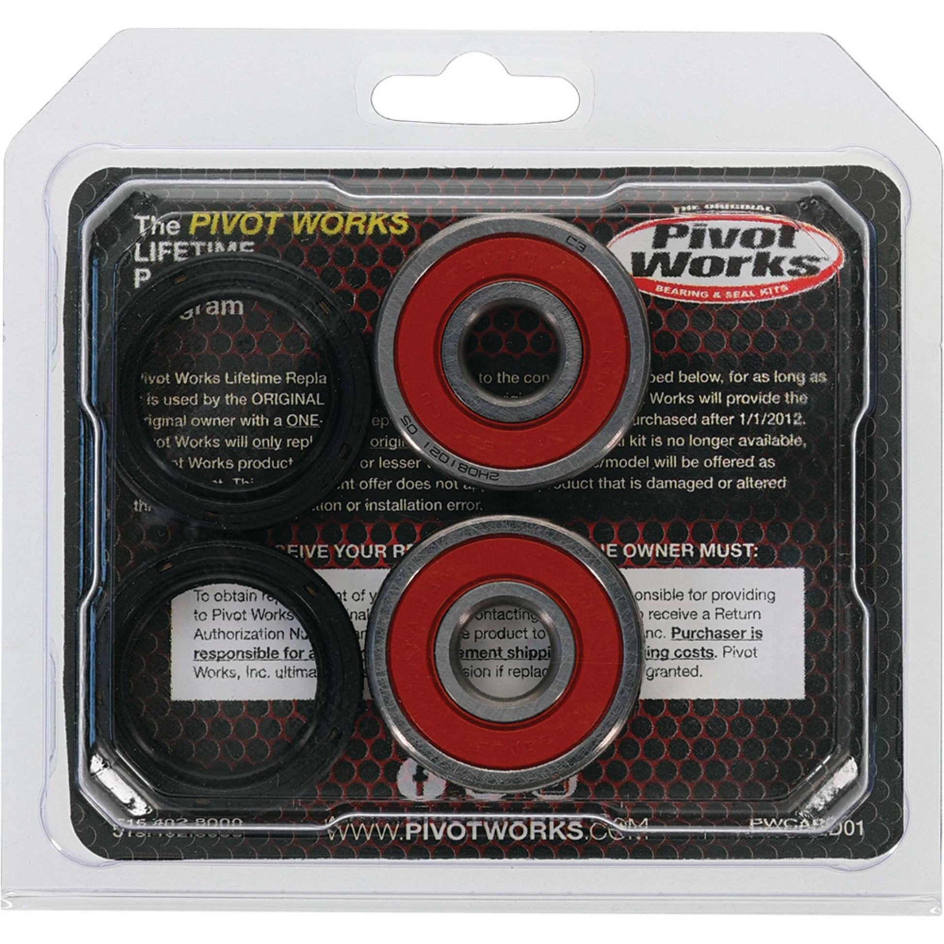 Pivot Works Wheel Bearing Kit Premium for Honda CT70 (1970-1979) - Part Number 25-1300-P