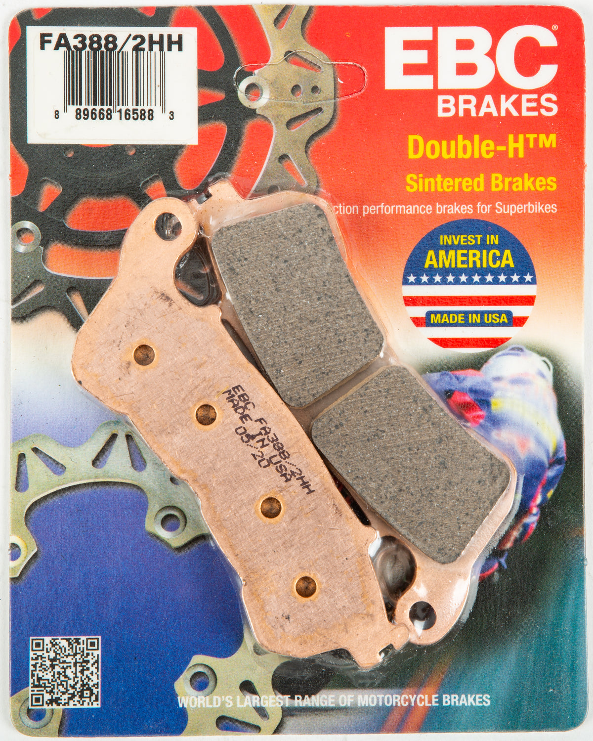 EBC Double-H Sintered Superbike Brake Pads for Honda Gold Wing Models
