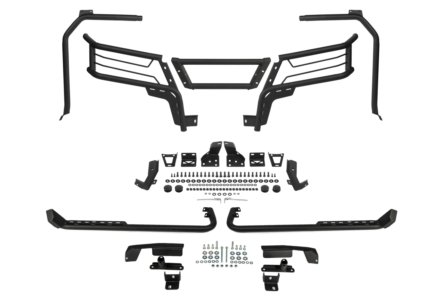 RIVAL PowerSports USA Front Bumper for ATV/UTV – Heavy-Duty Steel Construction with Integrated Headlight Protection