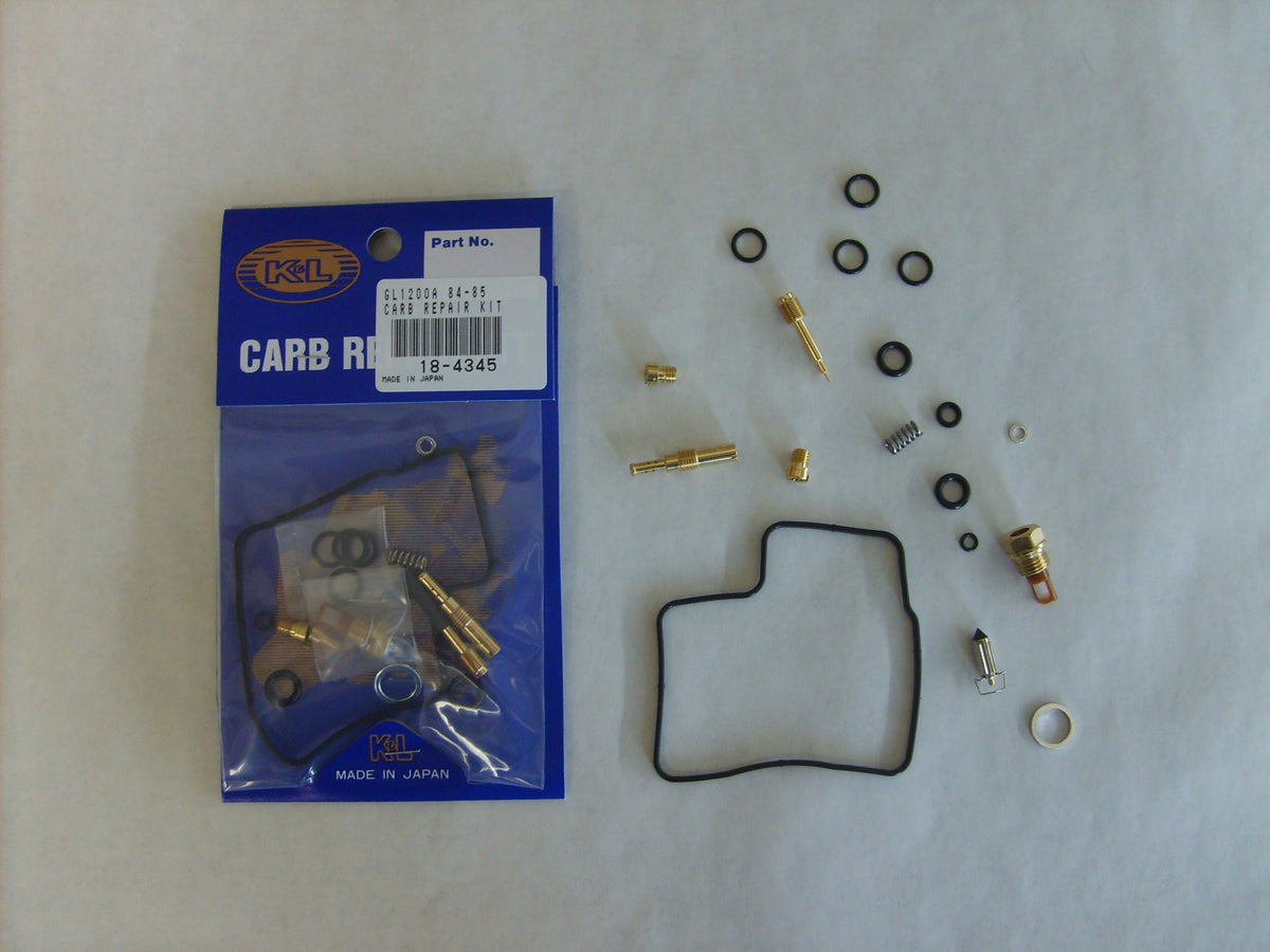 K&L Carburetor Repair Kit for Honda GL1200 Gold Wing - Part 18-4345