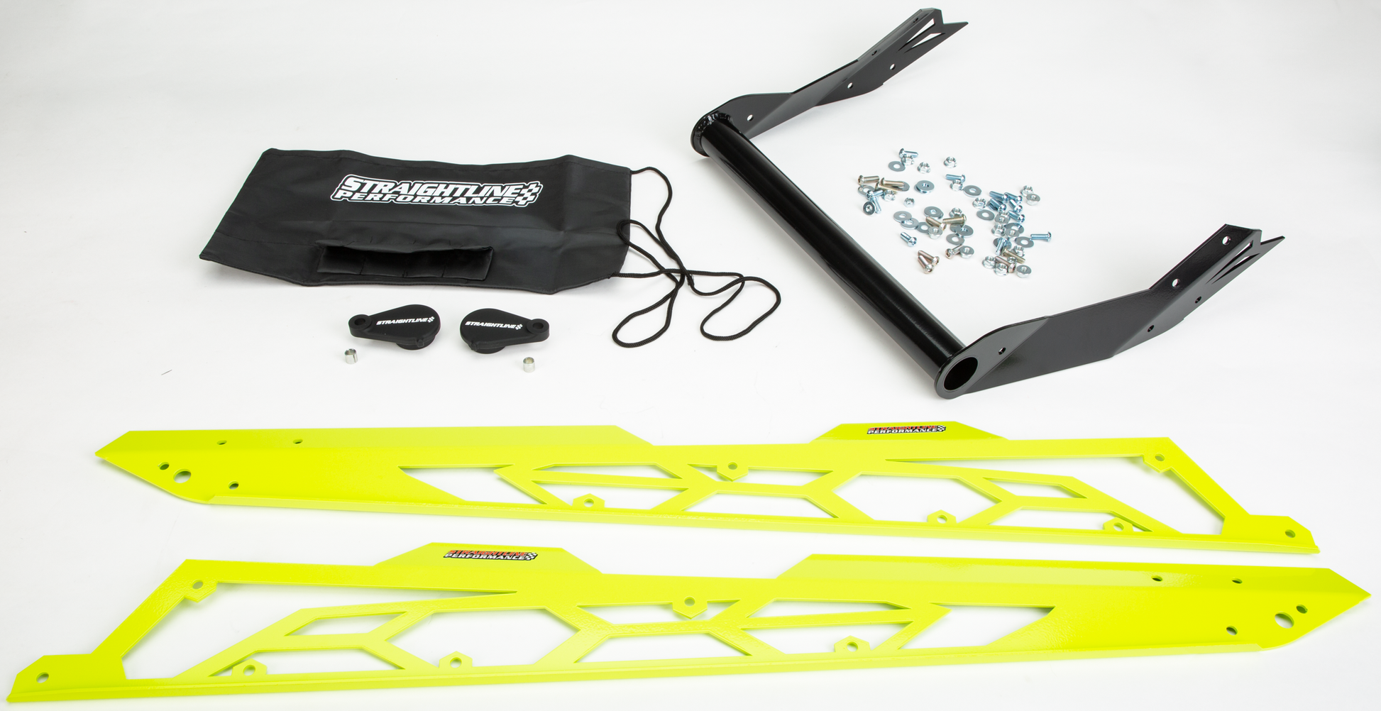 STRAIGHTLINE Hide 'N' Go Rear Bumper for Ski-Doo Freeride & Summit Snowmobiles - Manta Green, Part #183-236-MANTA