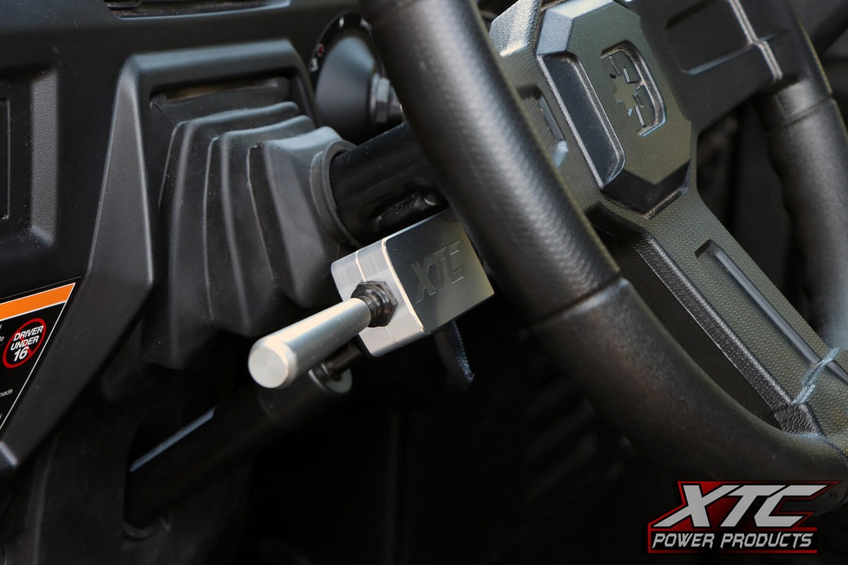 XTC Power Products ATS Kit with Billet Turn Lever for ATV/UTV - Polished Finish