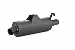 MBRP Single Slip-On System with 4.25-Inch Sport Muffler for Polaris ATV/UTV