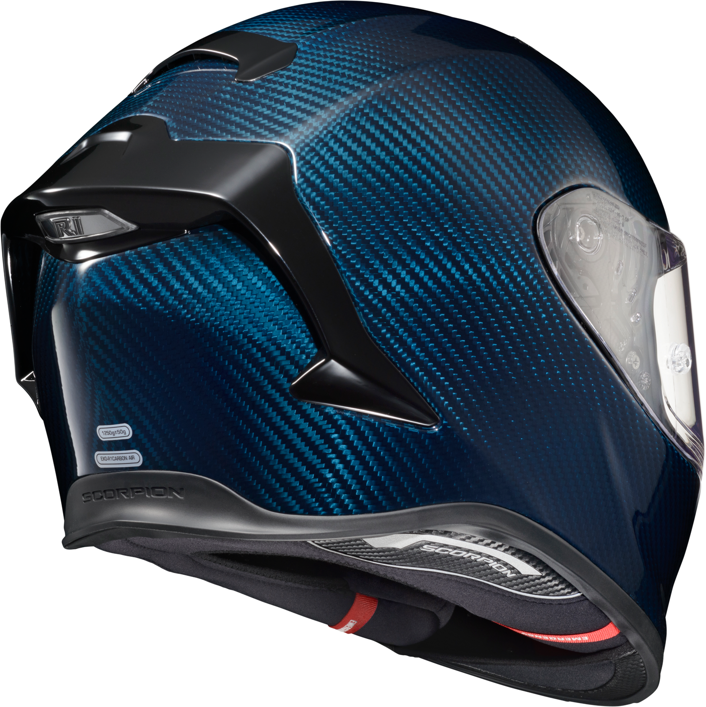 Scorpion EXO EXO-R1 Air Full Face Helmet Carbon Blue 3X-Large