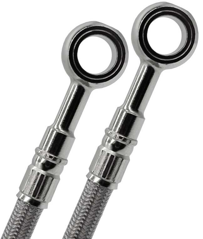Galfer FK003D433R Rear Brake Line for Aprilia Tuono RSV (2003-2005)