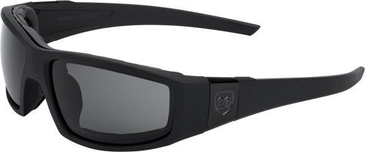 Highway 21 Flatside Hybrid Goggle Black - Impact-Resistant Motorcycle Eyewear with Polarized Lenses