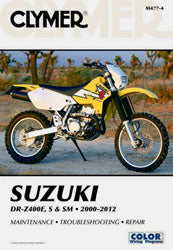 CLYMER Repair Manual for Suzuki DR-Z400S (2000-2009) – Offroad Motorcycle Maintenance Guide