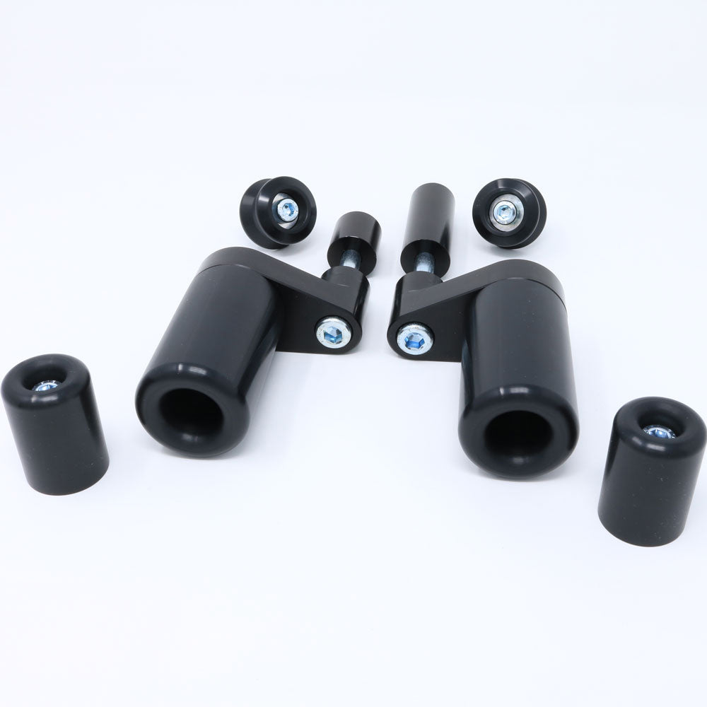 Shogun Motorsports Black Complete Frame Slider Kit for Kawasaki Ninja 400 and Z400 ABS (Part #755-4159)