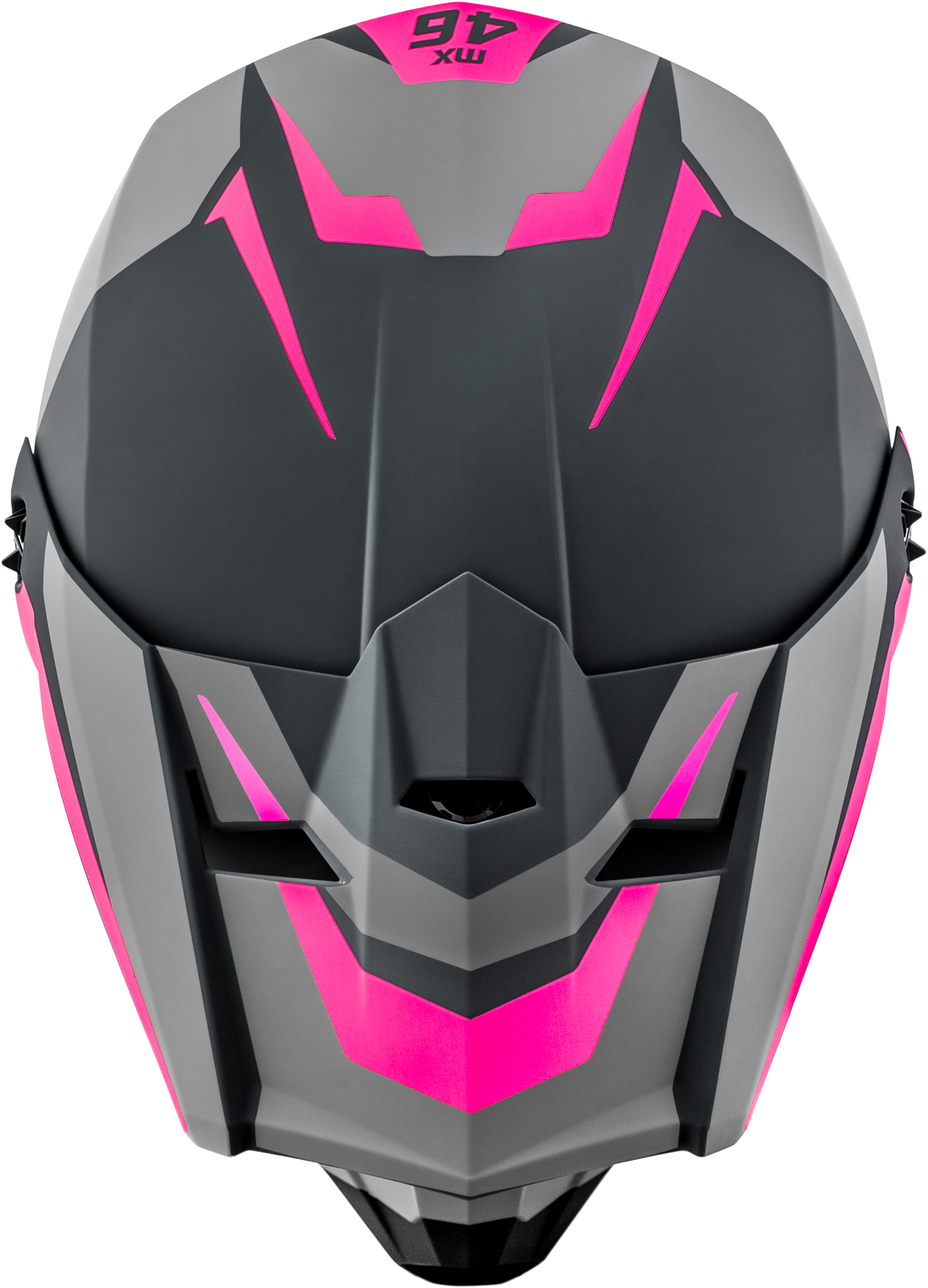 GMAX MX-46Y Cyclus Youth Off-Road Helmet in Grey and Pink