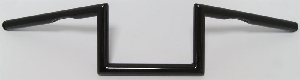 HardDrive 21-228GB 1-Inch Dimpled Z Bar Handlebars for Harley Davidson, Gloss Black