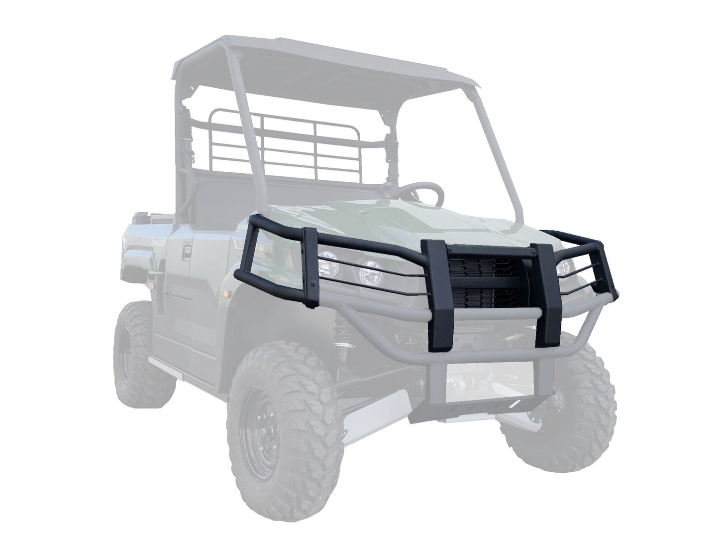 RIVAL POWERSPORTS USA Front Bumper for Kawasaki Mule Pro Mx - Heavy-Duty Off-Road Front-End Protection