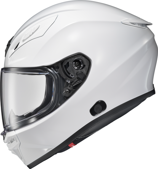 Scorpion EXO Exo R430 Full Face Helmet in White – X-Small, Street Motorcycle Helmet with Advanced Ventilation and No-Fog Shield