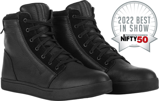Highway 21 Axle Leather Waterproof Shoes for Men, Size US 05, Black