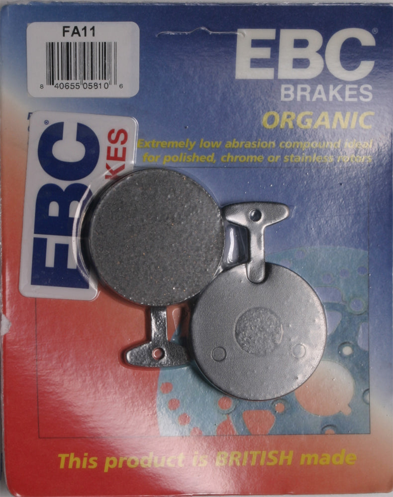 EBC FA11 Organic Brake Pads for Yamaha XS650, RD400, XS500, RD250 & RD350