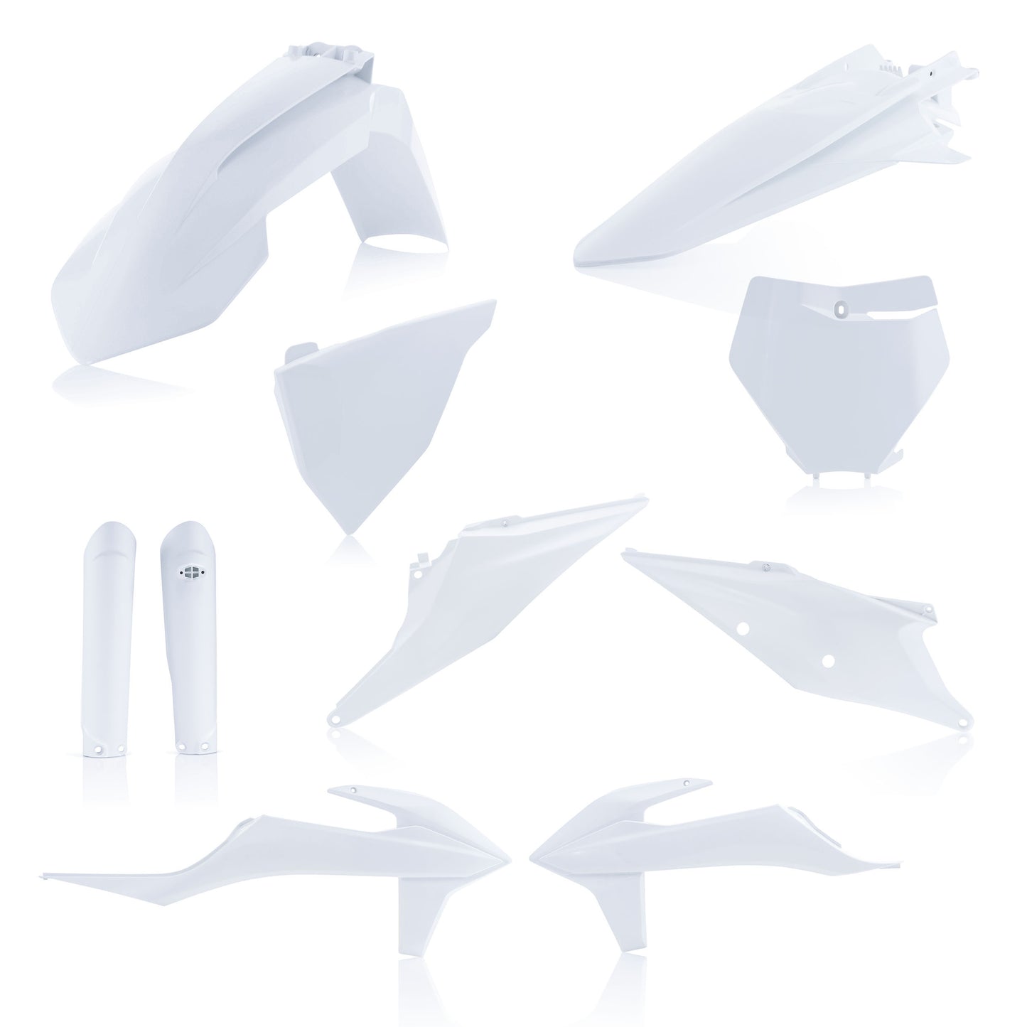 ACERBIS Full Plastic Kit for KTM 2019-2020 Offroad Models in White