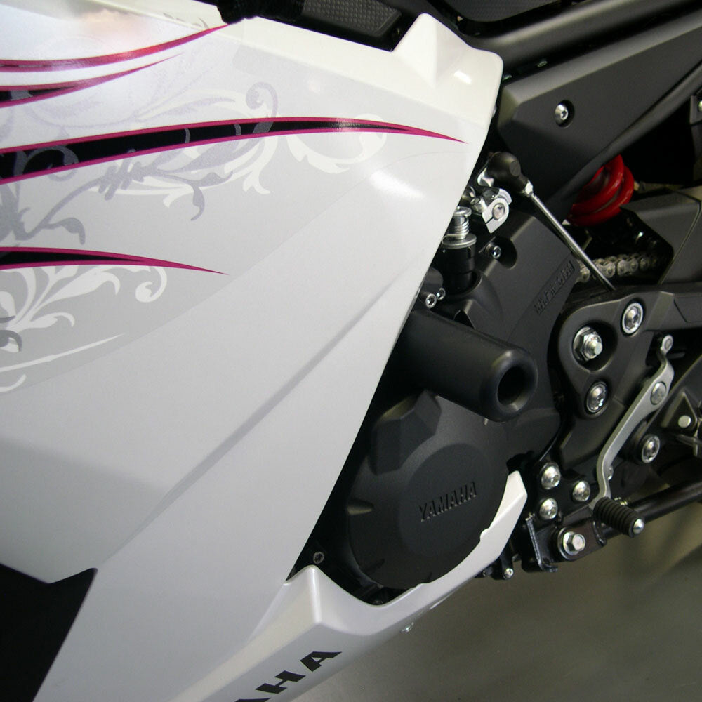 Shogun Motorsports Black Frame Sliders for Yamaha FZ6R – Model Years 2009-2017