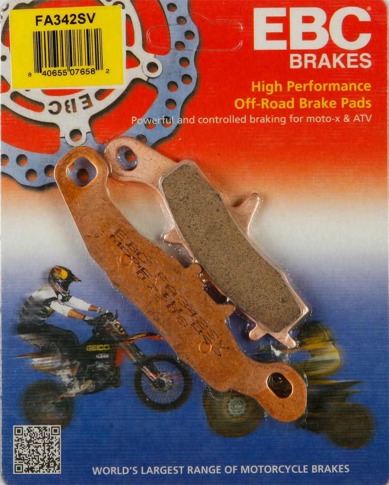 EBC FA342SV Severe Duty Brake Pads for Kawasaki ATV/UTV Models