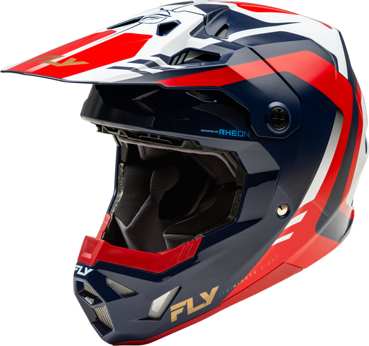 Fly Racing Formula CP Krypton Helmet X-Small Red, White & Navy for Offroad Riding