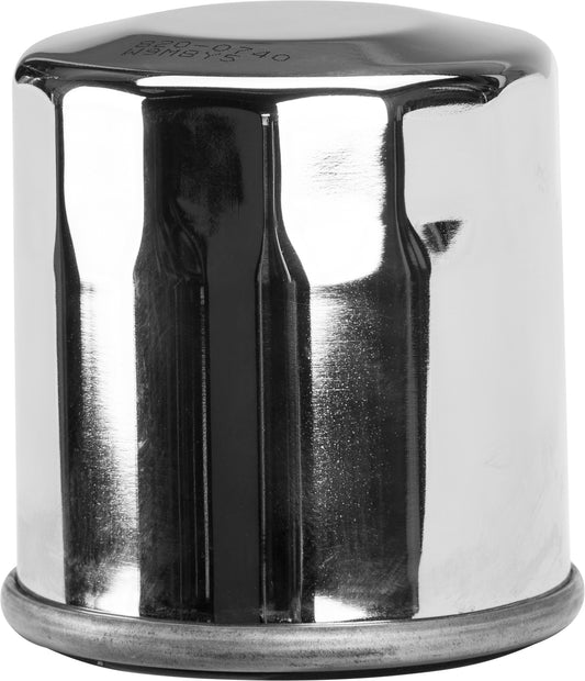 HardDrive PS175C Chrome Oil Filter for Indian and Harley-Davidson V-Twin Engines