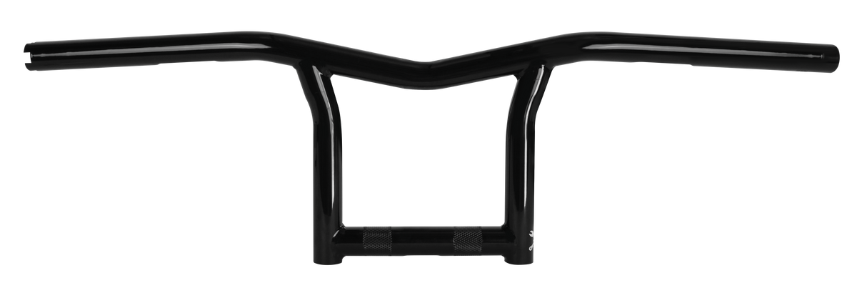 BURLY BRAND Sid 10-Inch Black Handlebar for Harley-Davidson XL and Dyna Models
