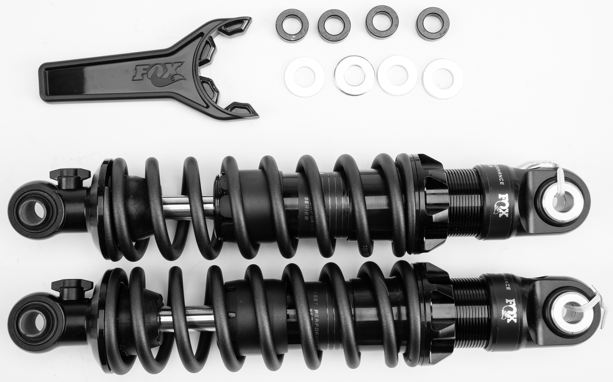 FOX IFP QSR Dyna 12.5-inch Piggyback Shocks with Quick Switch Rebound and Compression Control for Harley Davidson