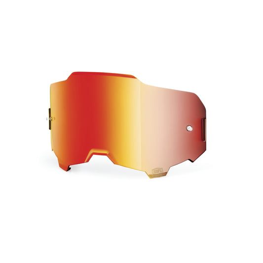 100-Percent Armega/Armatic Injected Mirror Red Lens for Offroad Eyewear