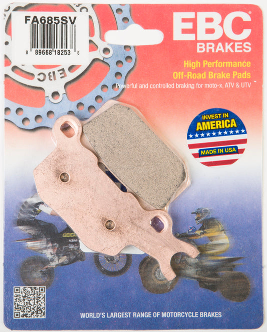 EBC Fa685SV Severe Duty SV Series Brake Pads for Can-Am Defender (2016-2019)
