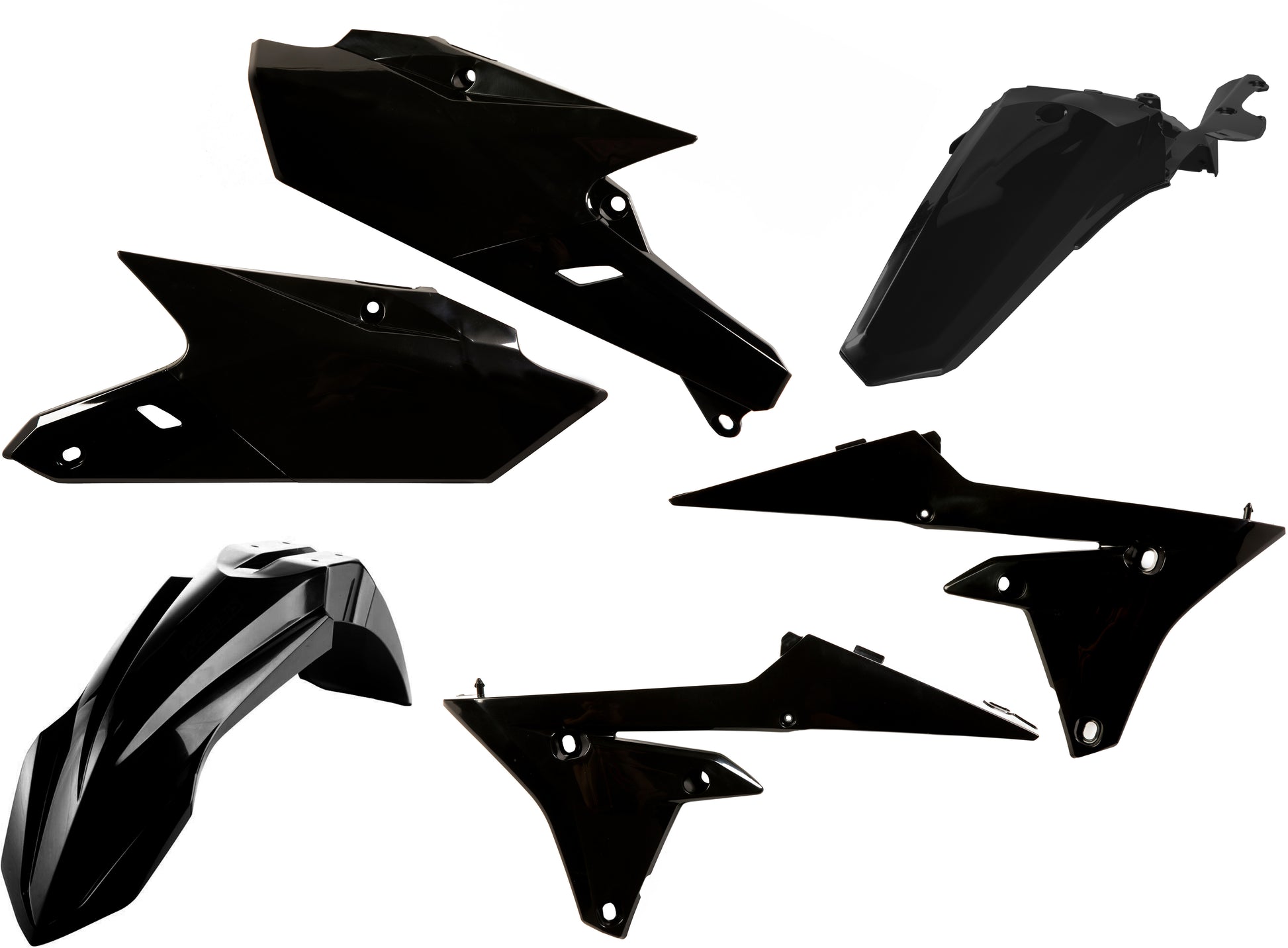 ACERBIS Plastic Kit Black for Yamaha YZ and WR Models (Part #2449630001)