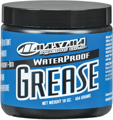 MAXIMA Waterproof Grease 16 oz. – Multi-Purpose Lithium Complex Lubricant for ATV, Motorcycle, and Snowmobile Parts