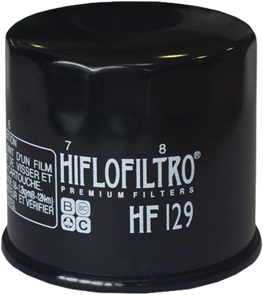 HIFLOFILTRO HF129 Oil Filter for Kawasaki ATV/UTV Engines