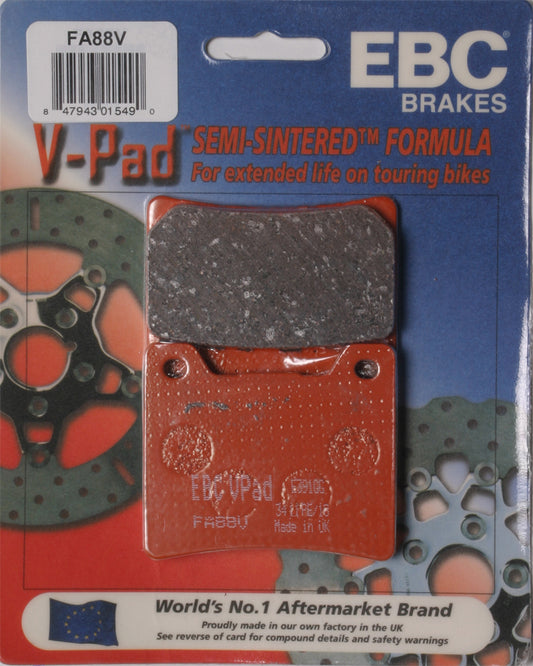 EBC FA88V Semi SIntered V Series Brake Pads for Yamaha V-Star 1100 Custom (1999-2008)