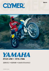 Clymer Repair Manual for Yamaha It 125/175/200 & It490 - Part No. CM414